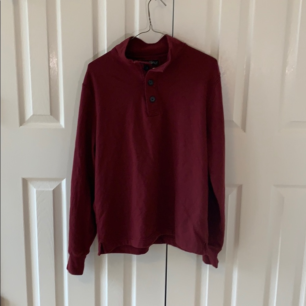 J crew garnet pullover